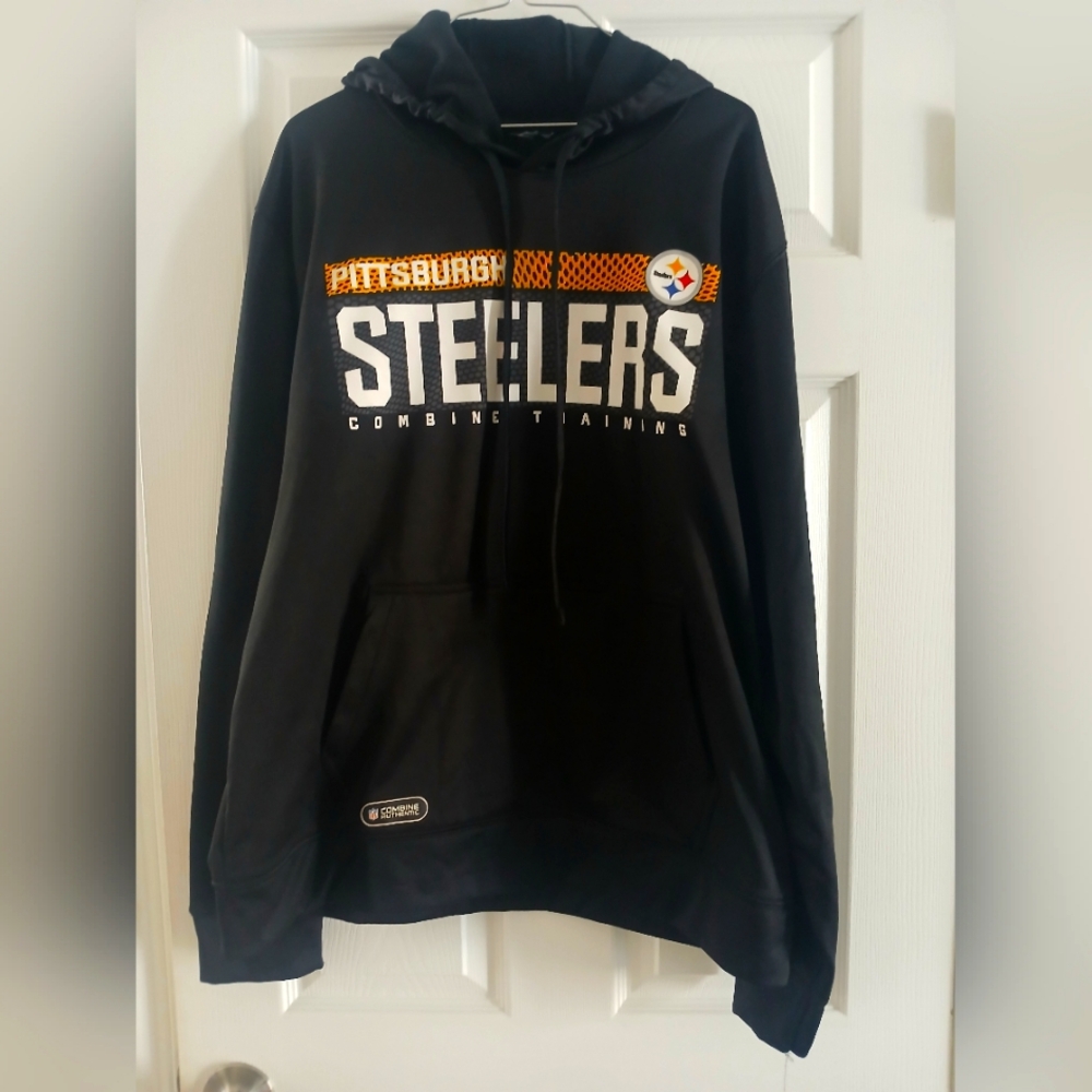 NFL Black Pittsburgh Steelers Hooded Sweatshirt